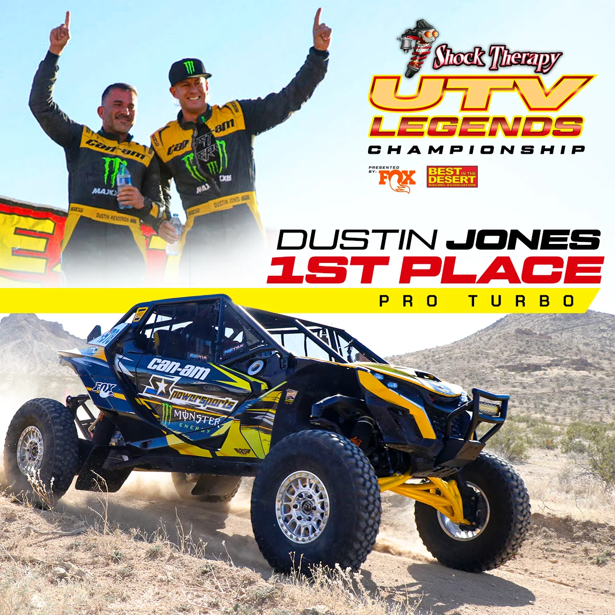 Dustin Jones 1st place UTV